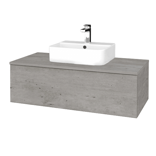 Umyvadlová skříňka MODULE SZZ1 100 umyvadlo Joy 3 - D01 Beton - D01 Beton