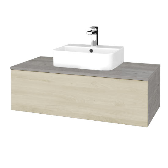 Umyvadlová skříňka MODULE SZZ1 100 umyvadlo Joy 3 - D01 Beton - D24 Ohio - Ne