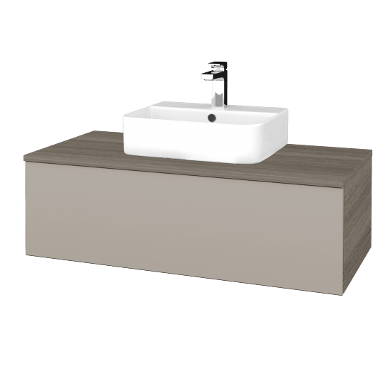 Umyvadlová skříňka MODULE SZZ1 100 umyvadlo Joy 3 - D03 Cafe - N07 Stone - Ne