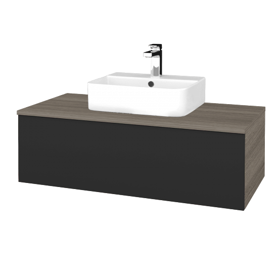 Umyvadlová skříňka MODULE SZZ1 100 umyvadlo Joy 3 - D03 Cafe - N03 Graphite - Ne