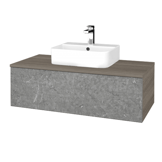 Umyvadlová skříňka MODULE SZZ1 100 umyvadlo Joy 3 - D03 Cafe - D20 Galaxy - Ne