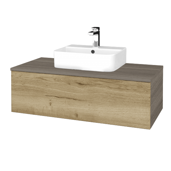 Umyvadlová skříňka MODULE SZZ1 100 umyvadlo Joy 3 - D03 Cafe - D26 Ontario - Ne