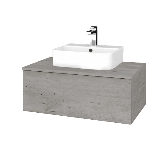 Umyvadlová skříňka MODULE SZZ1 80 umyvadlo Joy 3 - D01 Beton - D01 Beton