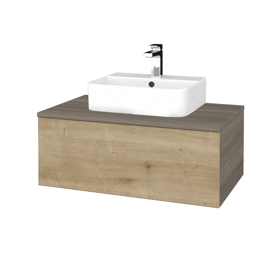 Umyvadlová skříňka MODULE SZZ1 80 umyvadlo Joy 3 - D03 Cafe - D09 Arlington - Ne