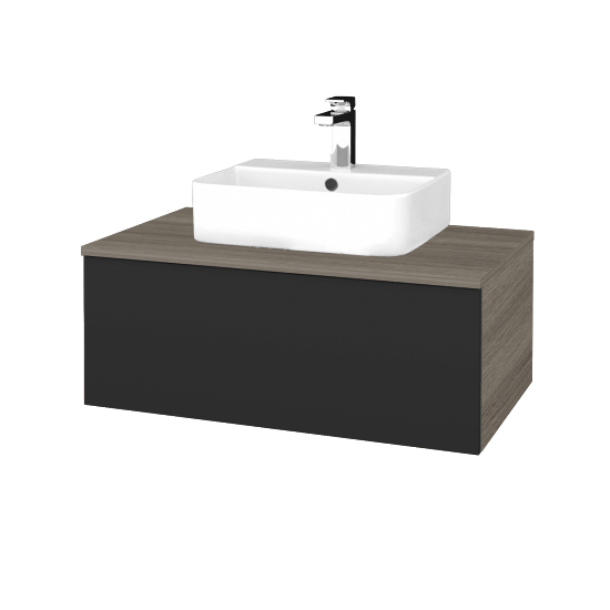Umyvadlová skříňka MODULE SZZ1 80 umyvadlo Joy 3 - D03 Cafe - N03 Graphite - Ne