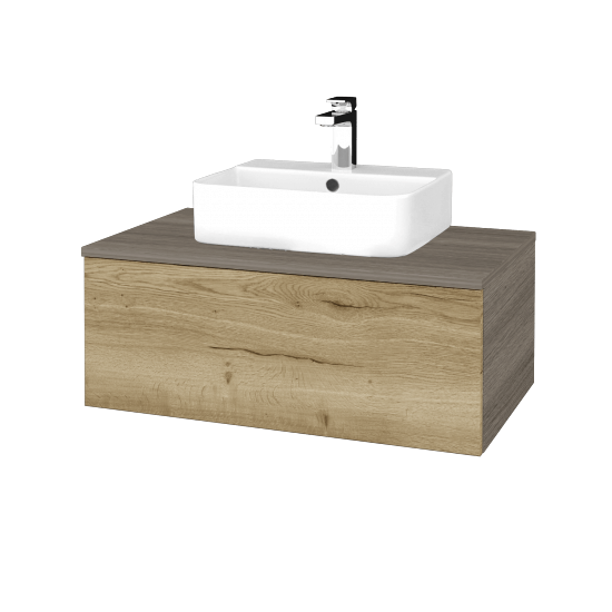 Umyvadlová skříňka MODULE SZZ1 80 umyvadlo Joy 3 - D03 Cafe - D26 Ontario - Ne