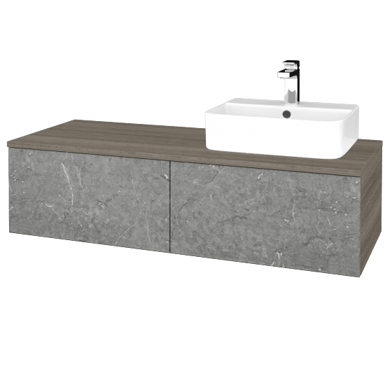 Umyvadlová skříňka MODULE SZZ12 120 umyvadlo Joy 3 - D03 Cafe - D20 Galaxy - Levé - Ne
