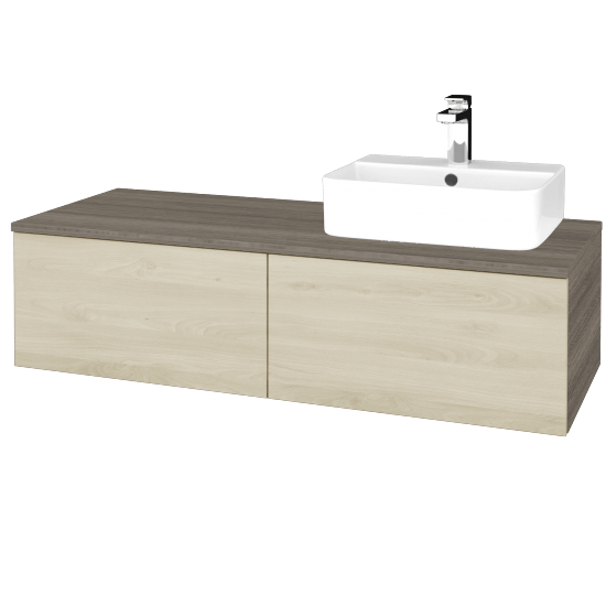 Umyvadlová skříňka MODULE SZZ12 120 umyvadlo Joy 3 - D03 Cafe - D24 Ohio - Levé - Ne