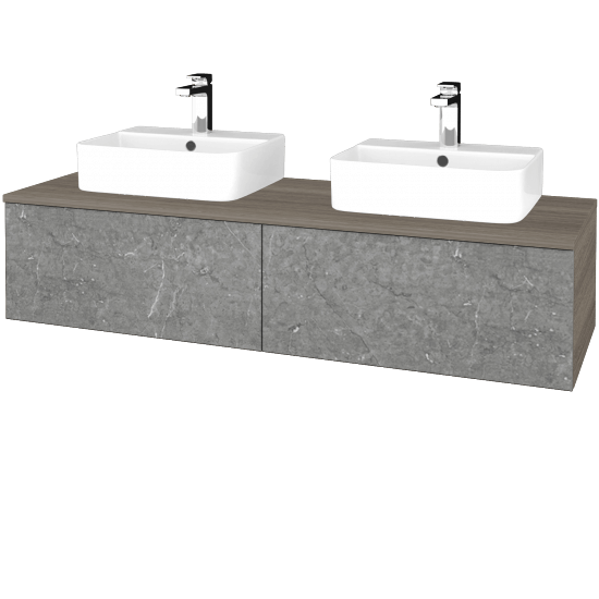 Umyvadlová skříňka MODULE SZZ12 140 umyvadlo Joy 3 - D03 Cafe - D20 Galaxy - Ne