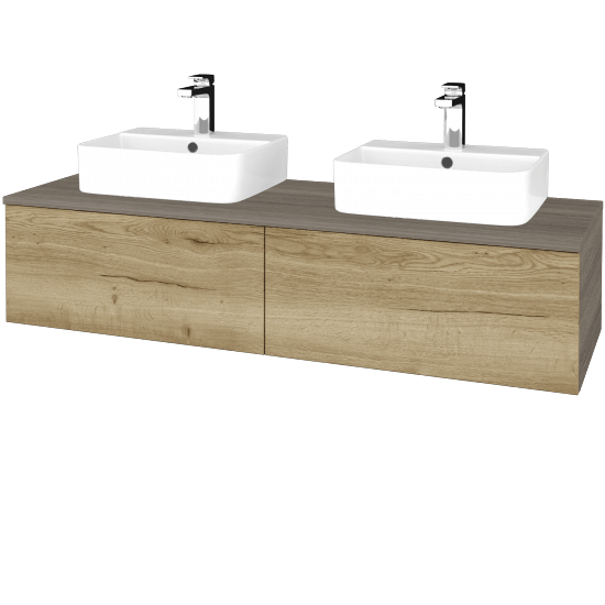 Umyvadlová skříňka MODULE SZZ12 140 umyvadlo Joy 3 - D03 Cafe - D26 Ontario - Ne