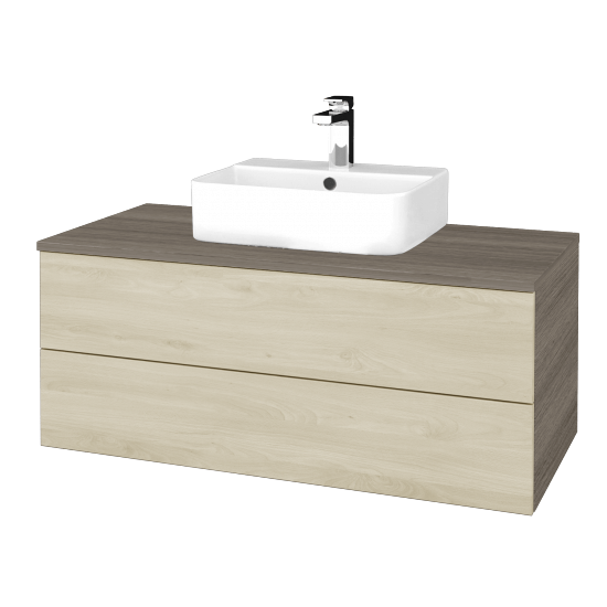 Umyvadlová skříňka MODULE SZZ2 100 umyvadlo Joy 3 - D03 Cafe - D24 Ohio - Ne