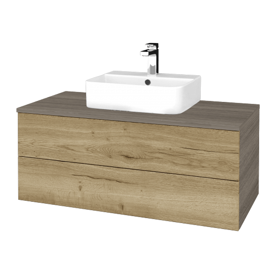 Umyvadlová skříňka MODULE SZZ2 100 umyvadlo Joy 3 - D03 Cafe - D26 Ontario - Ne