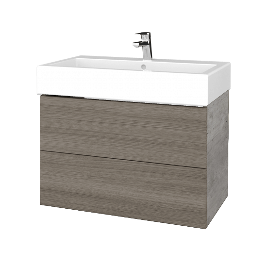 Umyvadlová skříňka VARIANTE SZZ2 80 pro umyvadlo Duravit Vero - D01 Beton - D03 Cafe