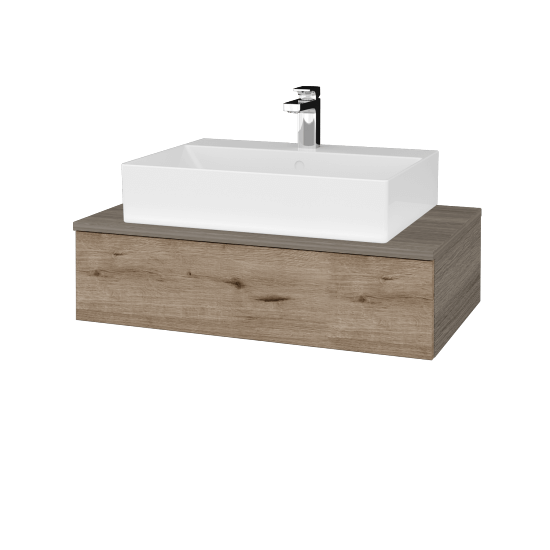 Umyvadlová skříňka MODULE SZZ 80 umyvadlo Kube - D03 Cafe - D23 Herkules - Ne