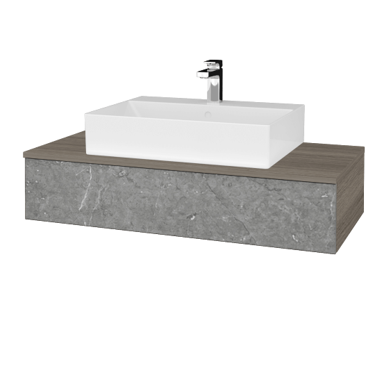 Koupelnová skříňka MODULE SZZ 100 umyvadlo Kube - D03 Cafe - D20 Galaxy - Ne