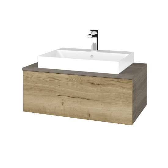 Umyvadlová skříňka MODULE SZZ1 80 (umyvadlo Glance)  - D03 Cafe - D26 Ontario - Ne