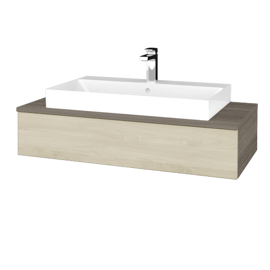 Umyvadlová skříňka MODULE SZZ 100 (umyvadlo Glance)  - D03 Cafe - D24 Ohio - Ne