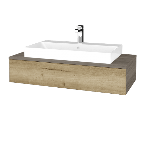 Umyvadlová skříňka MODULE SZZ 100 (umyvadlo Glance)  - D03 Cafe - D26 Ontario - Ne