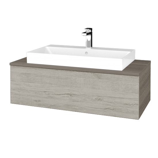 Umyvadlová skříňka MODULE SZZ1 100 (umyvadlo Glance)  - D03 Cafe - D05 Oregon - Ne