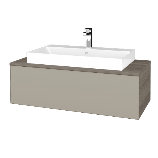 Kúpeľňová skrinka MODULE SZZ1 100 umývadlo Glance - D03 Cafe - L04 Béžová vysoký lesk - Nie