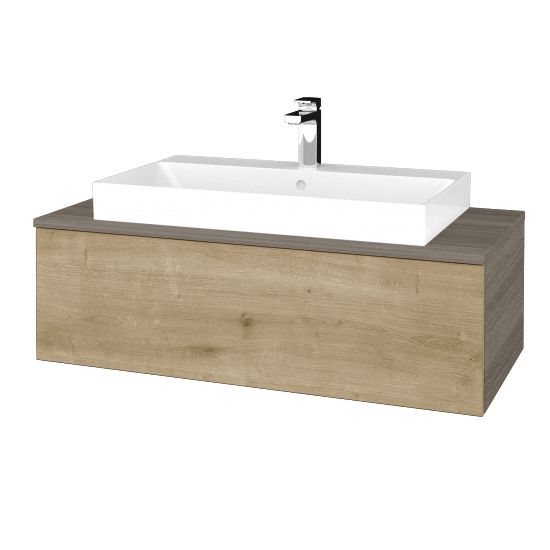 Umyvadlová skříňka MODULE SZZ1 100 (umyvadlo Glance)  - D03 Cafe - D09 Arlington - Ne