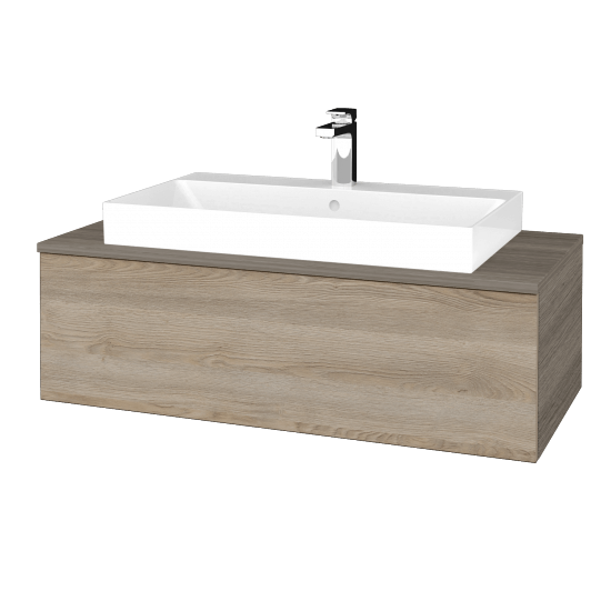 Umyvadlová skříňka MODULE SZZ1 100 (umyvadlo Glance)  - D03 Cafe - D17 Colorado - Ne