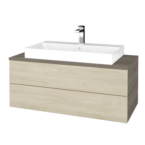 Umyvadlová skříňka MODULE SZZ2 100 (umyvadlo Glance) umyvadlo Glance - D03 Cafe - D24 Ohio - Ne