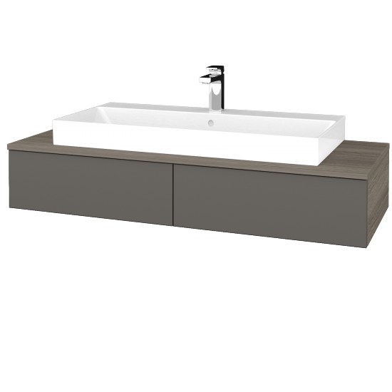Umyvadlová skříňka MODULE SZZ2 120 (umyvadlo Glance)  - D03 Cafe - N06 Lava - Ne