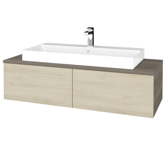 Umyvadlová skříňka MODULE SZZ12 120 (umyvadlo Glance)  - D03 Cafe - D24 Ohio - Ne