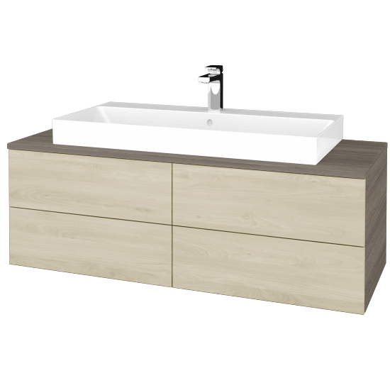 Umyvadlová skříňka MODULE SZZ4 120 umyvadlo Glance - D03 Cafe - D24 Ohio - Ne