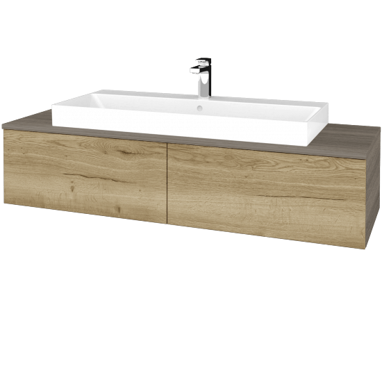 Umyvadlová skříňka MODULE SZZ12 140 (umyvadlo Glance)  - D03 Cafe - D26 Ontario - Ne