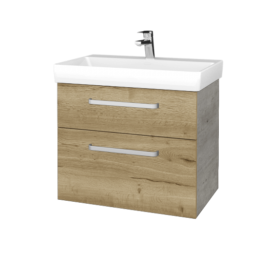 Umyvadlová skříňka PROJECT SZZ2 70  - D01 Beton - Úchytka T01 - D26 Ontario