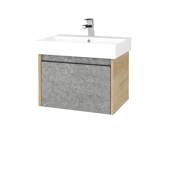 Umyvadlová skříňka BONO SZZ 60 (umyvadlo Glance)  - D15 Nebraska - Úchytka T33 - D20 Galaxy