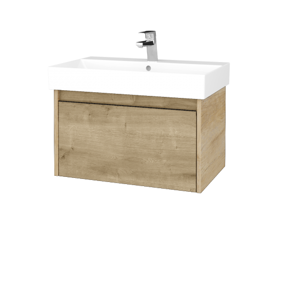 Umyvadlová skříňka BONO SZZ 70 (umyvadlo Glance)  - D15 Nebraska - D09 Arlington