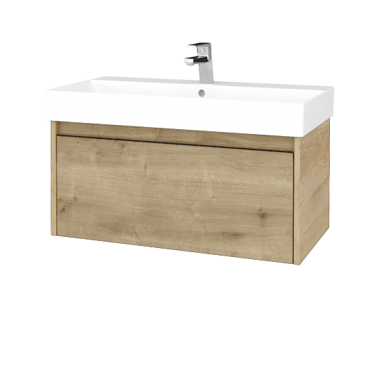 Umyvadlová skříňka BONO SZZ 85 (umyvadlo Glance)  - D15 Nebraska - D09 Arlington