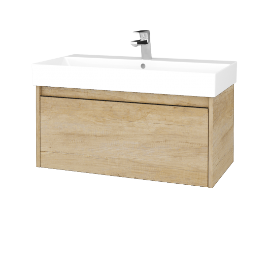 Umyvadlová skříňka BONO SZZ 85 (umyvadlo Glance)  - D15 Nebraska - D15 Nebraska