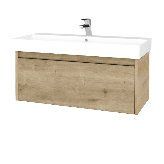 Umyvadlová skříňka BONO SZZ 100 (umyvadlo Glance)  - D15 Nebraska - D09 Arlington