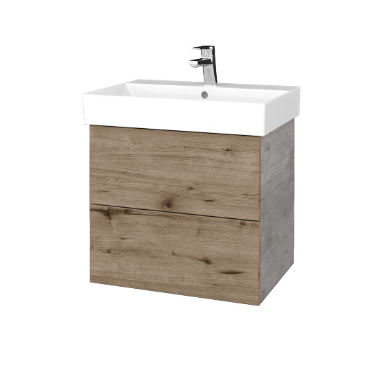 Umyvadlová skříňka VARIANTE SZZ2 60 umyvadlo Glance - D01 Beton - D23 Herkules