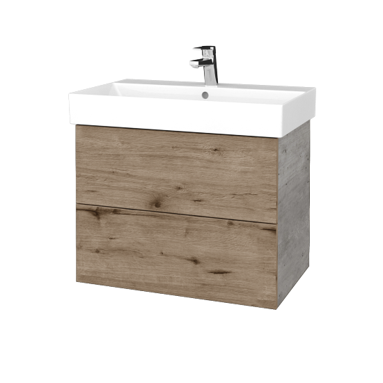 Umyvadlová skříňka VARIANTE SZZ2 70 umyvadlo Glance - D01 Beton - D23 Herkules