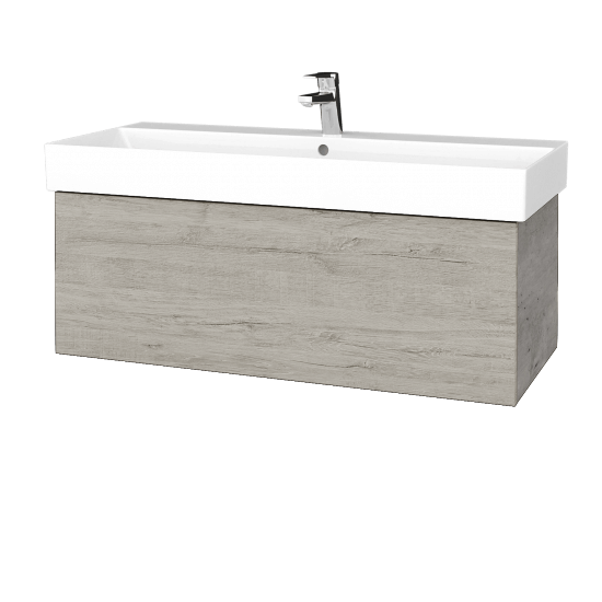 Umyvadlová skříňka VARIANTE SZZ 100 umyvadlo Glance - D01 Beton - D05 Oregon