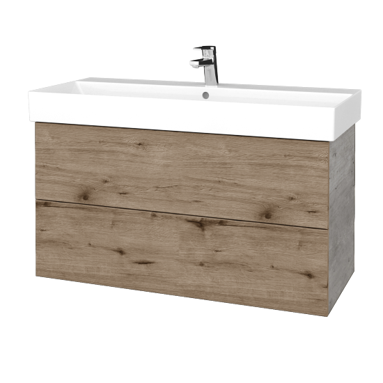 Umyvadlová skříňka VARIANTE SZZ2 100 umyvadlo Glance - D01 Beton - D23 Herkules