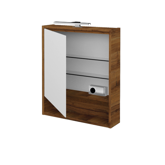 Jednodveřová galerka FOCUS GAOE 60  - D27 Cognac - Levé