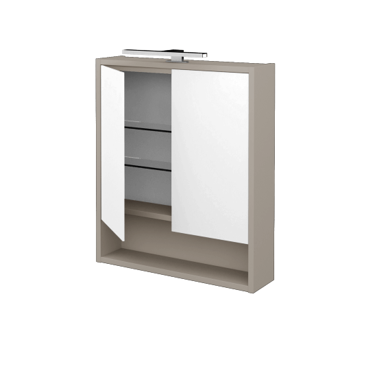 Spiegelschrank BESTA GA2OE 60  - N07 Stone