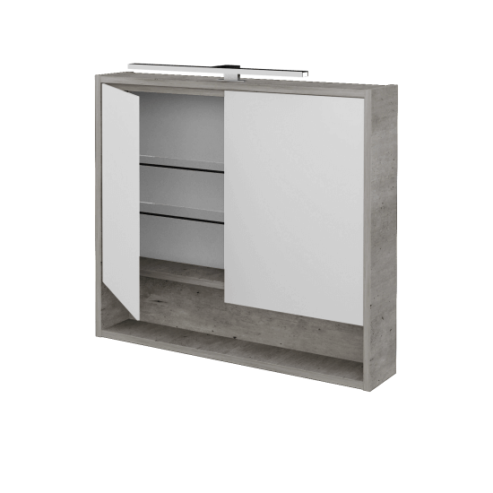 Dvoudveřová galerka FOCUS GA2OE 80  - D27 Cognac