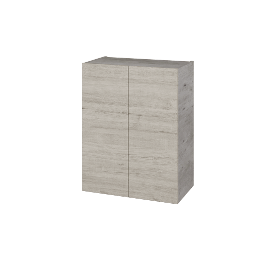 Horní skříňka DOS SYD2 60  - D01 Beton - Úchytka T00 (bez úchytky) - D05 Oregon