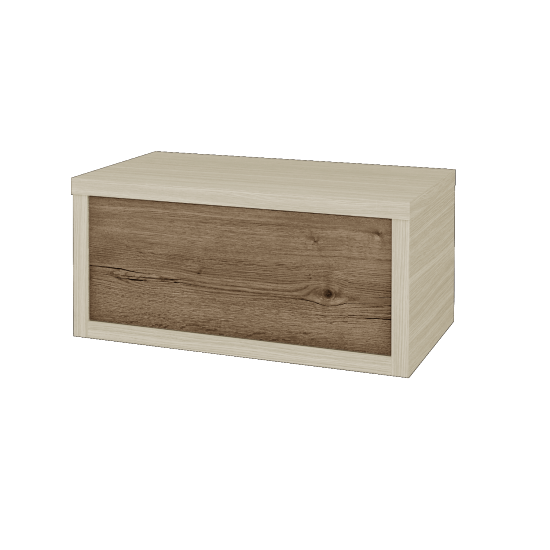 Umyvadlová skříňka STORM SZZ 80 bez umyvadla - D04 Dub - D21 Tobacco - Ano