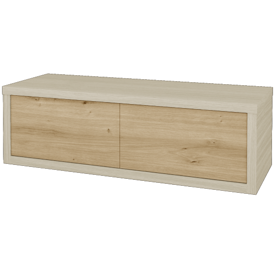 Umyvadlová skříňka STORM SZZ2 120 bez umyvadla - D04 Dub - D22 Karamel - Ano