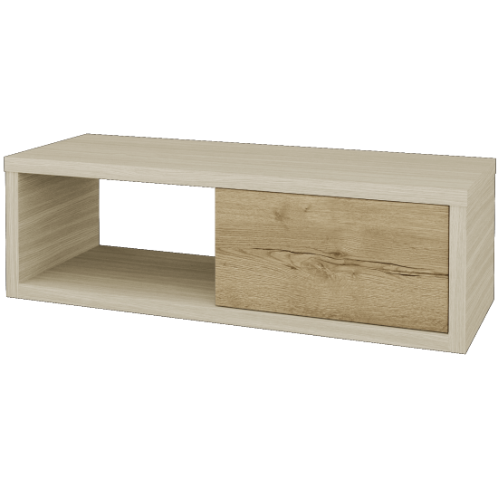 Umyvadlová skříňka STORM SZZO 120 bez umyvadla - D04 Dub - D26 Ontario - Levé