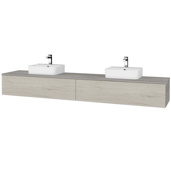 Umyvadlová skříňka MODULE SZZ12 240 umyvadlo Joy 3 - D01 Beton - D28 Alberta - Ne