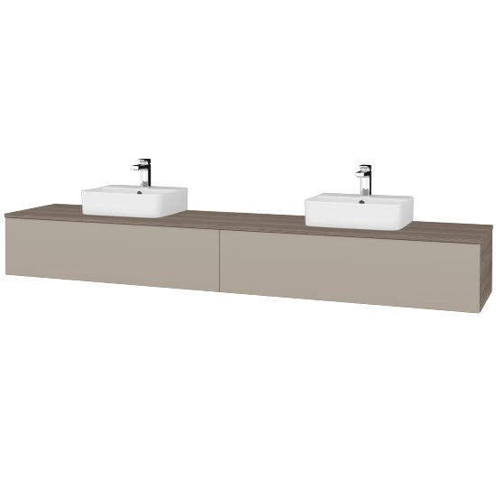 Umyvadlová skříňka MODULE SZZ12 240 umyvadlo Joy 3 - D03 Cafe - L04 Béžová vysoký lesk - Ne
